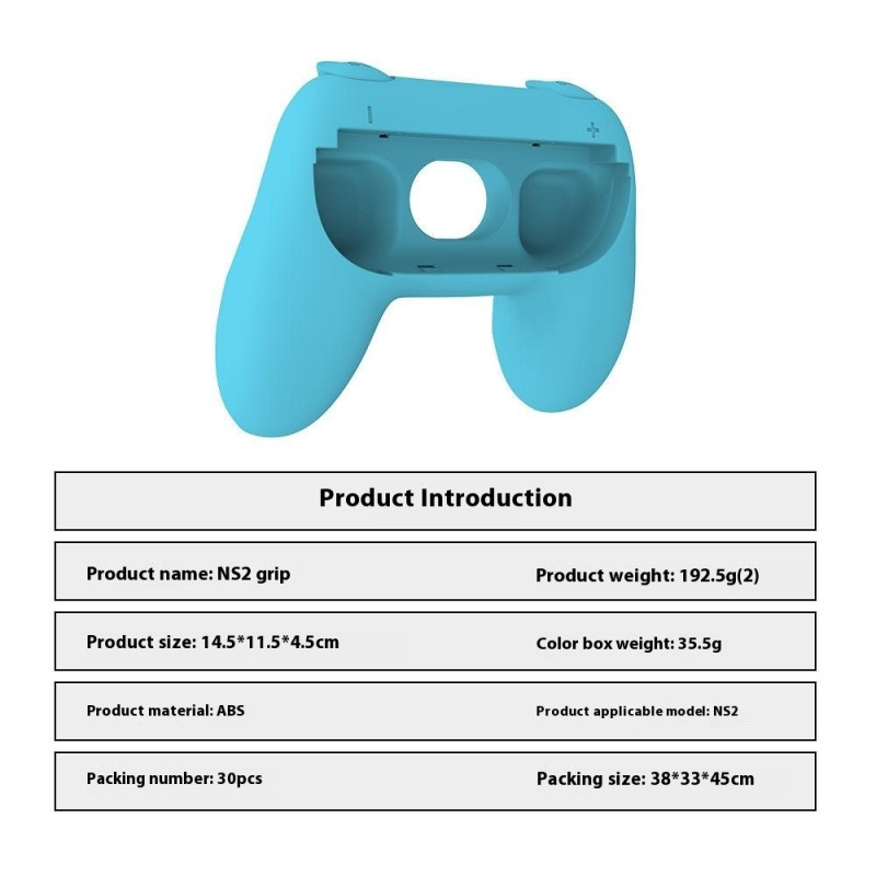 Kompatibel med Nintendo Switch 2 Skal för Kontroll 1 par Joy-Con - Svart