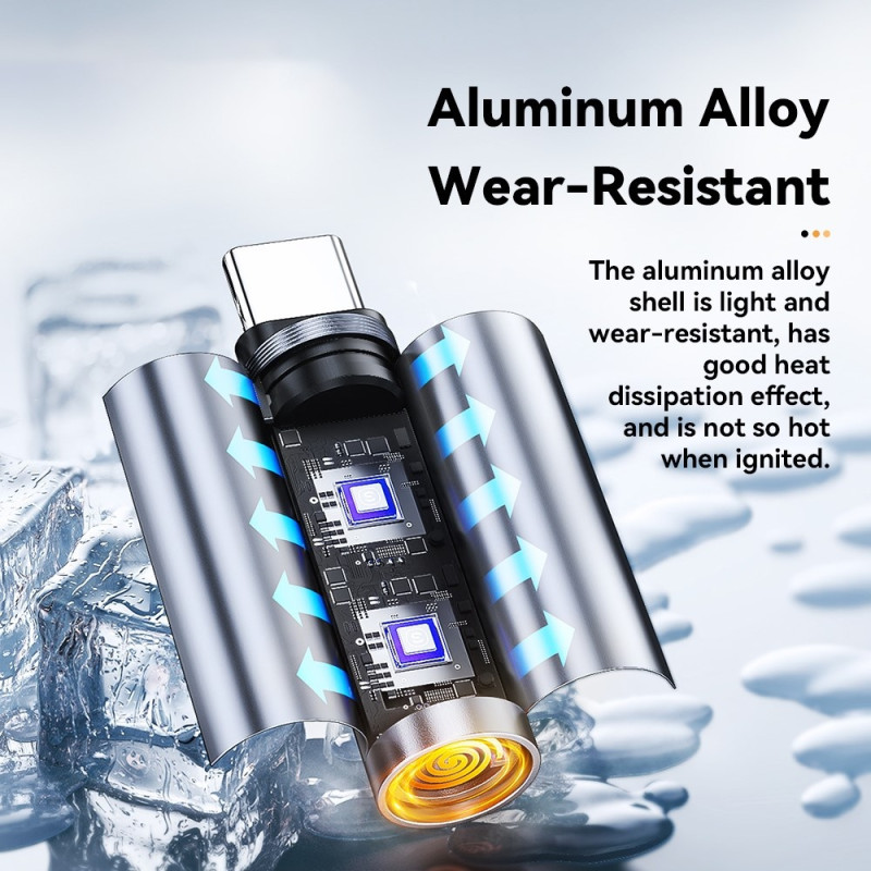 ESSAGER USB-C cigarettändare tändare automatisk avstängning