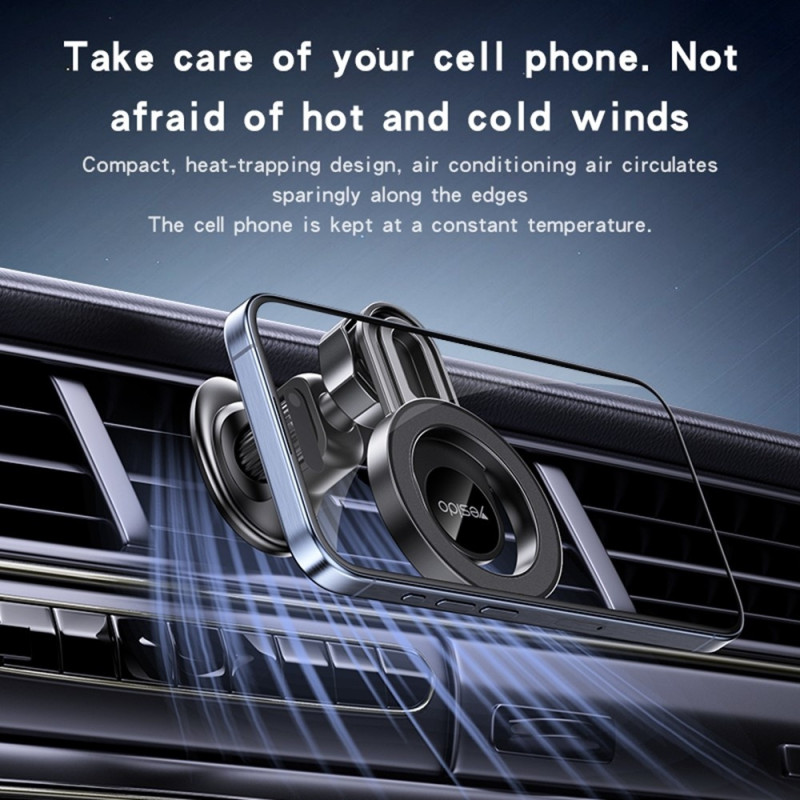 YESIDO Mobile Holder Magnetic Phone Holder Car Compatible with MagSafe