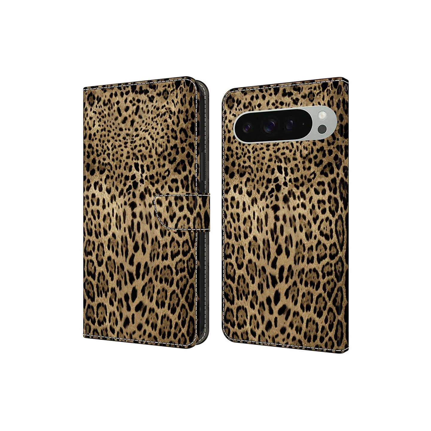 Google Pixel 10 Pro XL Lompakkokotelo Kuviopainettu PU-nahka Flip Teline Puhelinkotelo