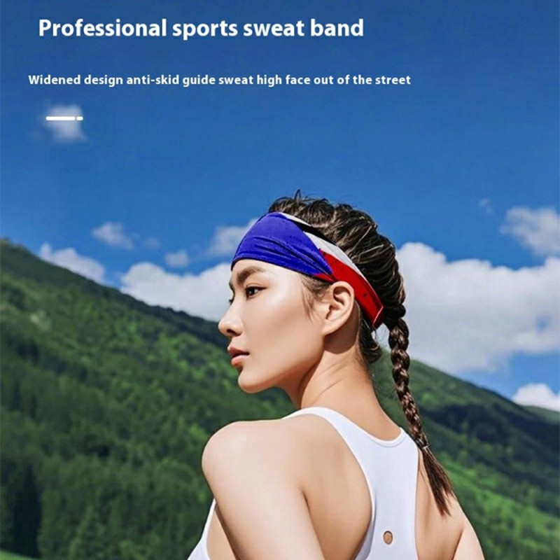 Marathon Sweatband Breathable Sports Headband Fitness Sweat-Absorbing Hairband