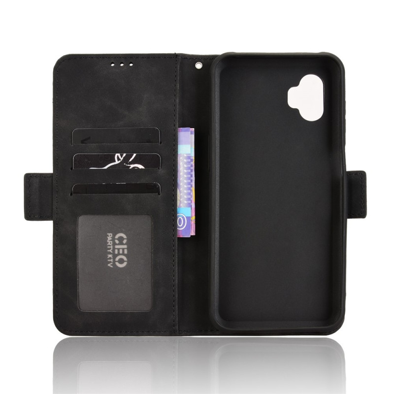 For Samsung Galaxy XCover7 Pro Case Phone Wallet Cover with Multiple Card Slots - Black