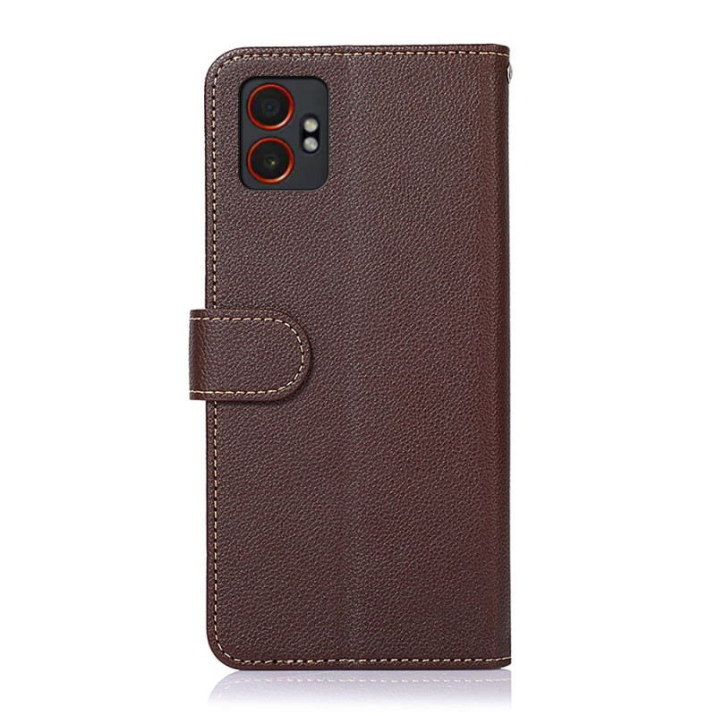 For Samsung Galaxy XCover7 Pro Etui Lommebokdeksel i PU-skinn med Stropp