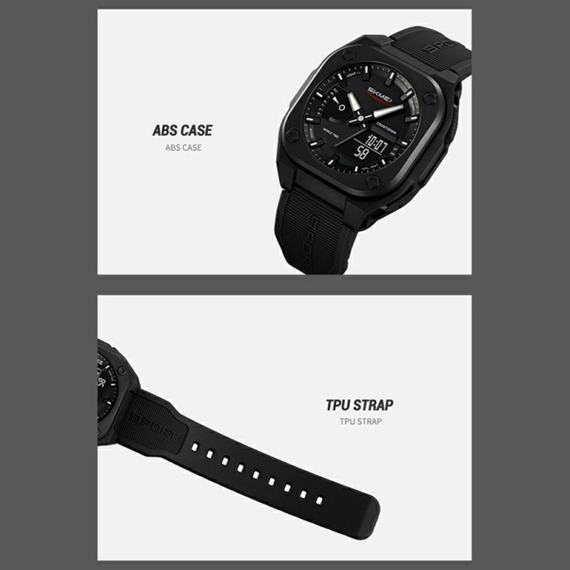 SKMEI Digital Elektronisk Armbåndsur 50M Vanntett - Kamuflere