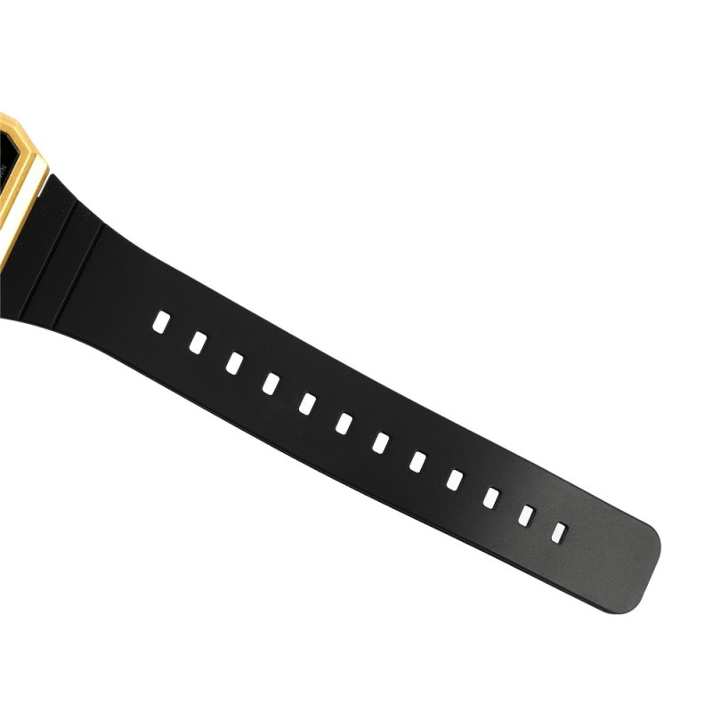 SKMEI Digital Elektronisk Armbandsklocka Klocka Bakgrundsbelysning - Vit+Svart