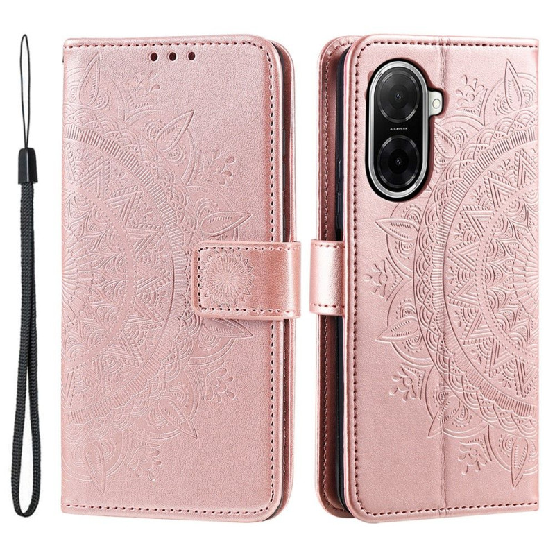 For Xiaomi Redmi A5 4G / Poco C71 4G Stand Case Totem Wallet Phone Cover Rose Gold