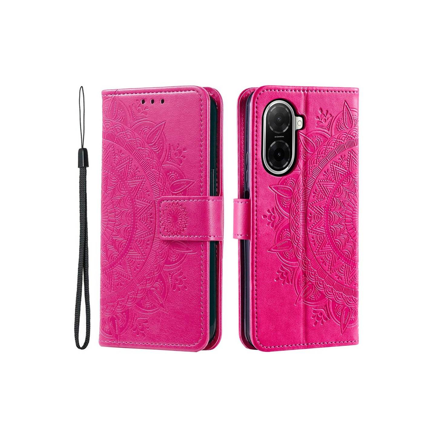 Til Xiaomi Redmi A5 4G / Poco C71 4G Stand Cover Totem Tegnebogsetui