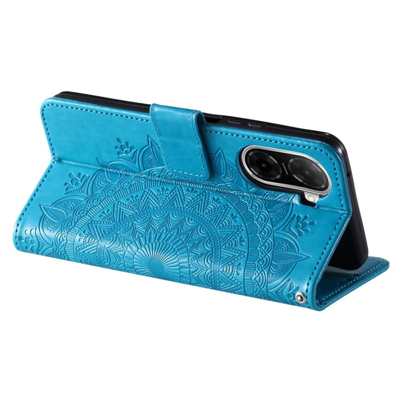 For Xiaomi Redmi A5 4G / Poco C71 4G Stand Case Totem Wallet Phone Cover - Blue