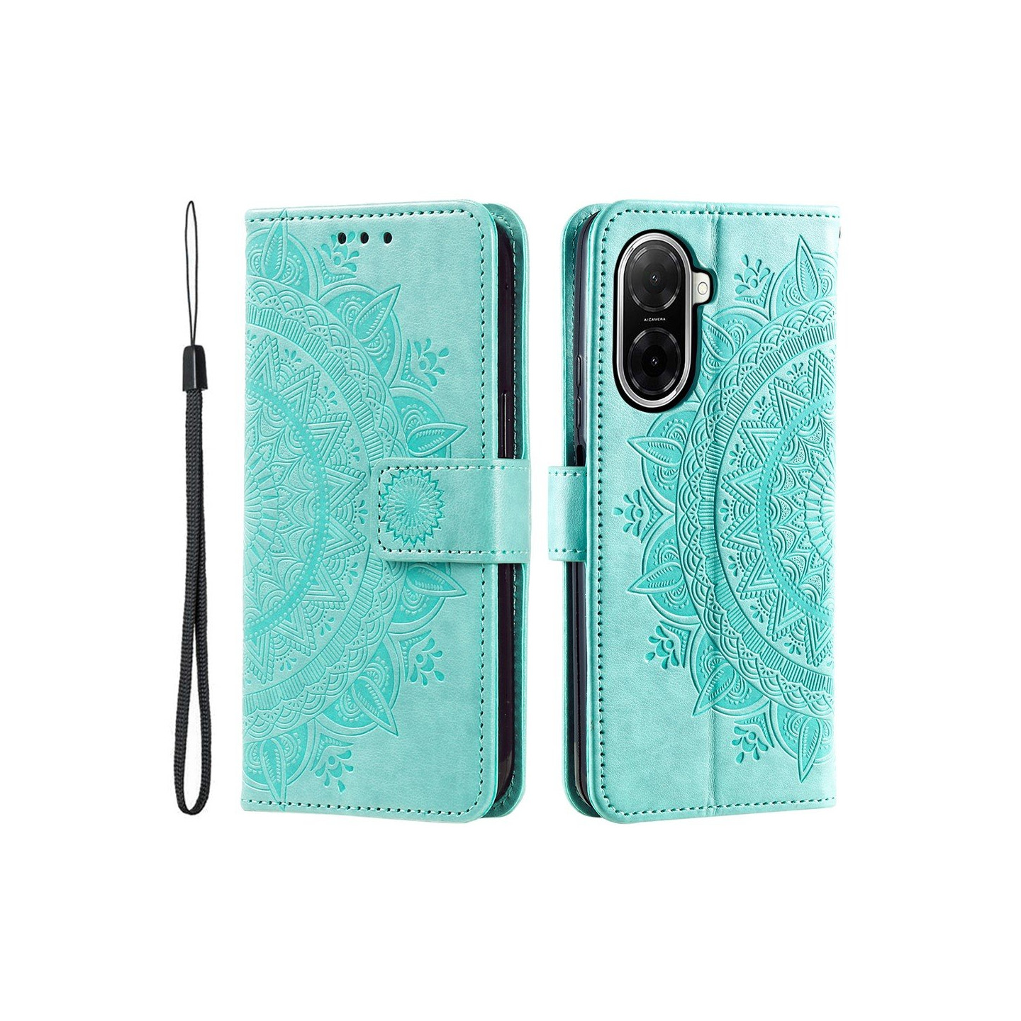 Til Xiaomi Redmi A5 4G / Poco C71 4G Stand Cover Totem Tegnebogsetui -