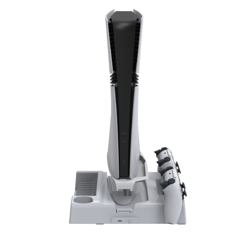 For Sony PS5 Slim PS5 Pro Cooling Stand Charging Station Storage Stand