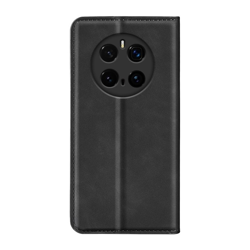 Honor Magic7 Pro 5G Puhelimelle Kotelo Nahkatuntuma Lompakkokotelo - Musta