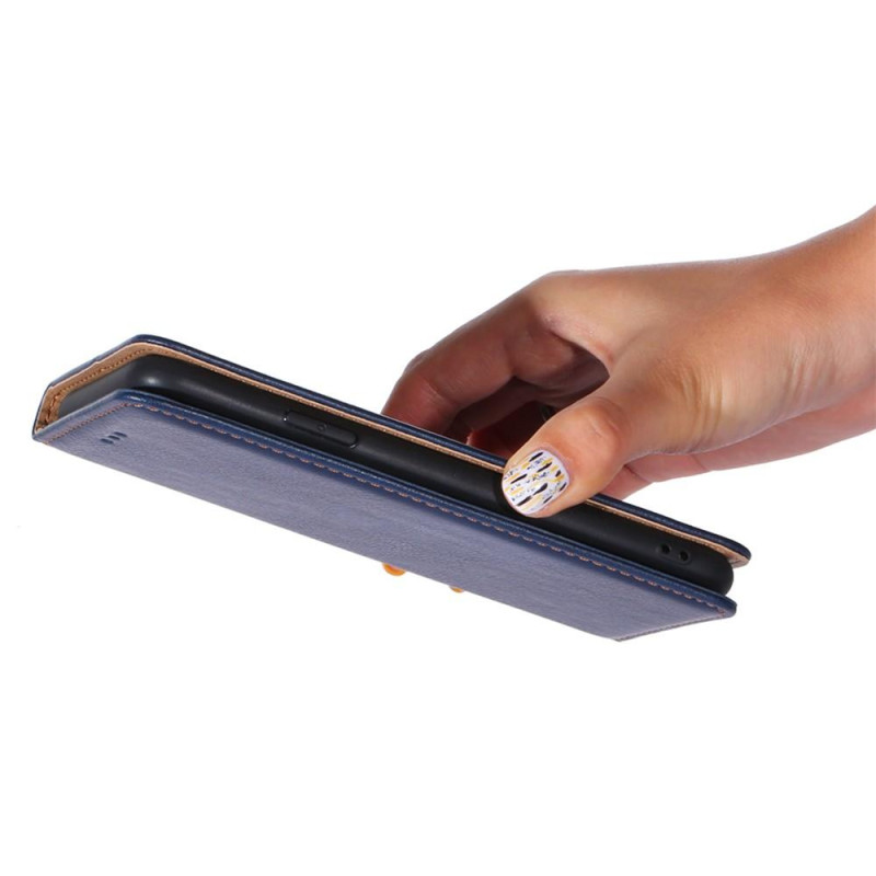 Nokia X30 5G Stand Telefonetui Fuld Beskyttelse Pung Cover - Sort