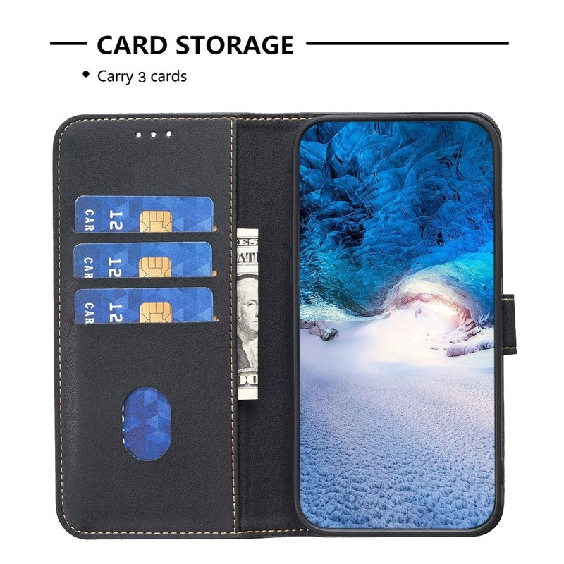 BINFEN COLOR BF17 För Motorola Edge 60 Pro 5G Fodral Plånbok Folio Flip Cover