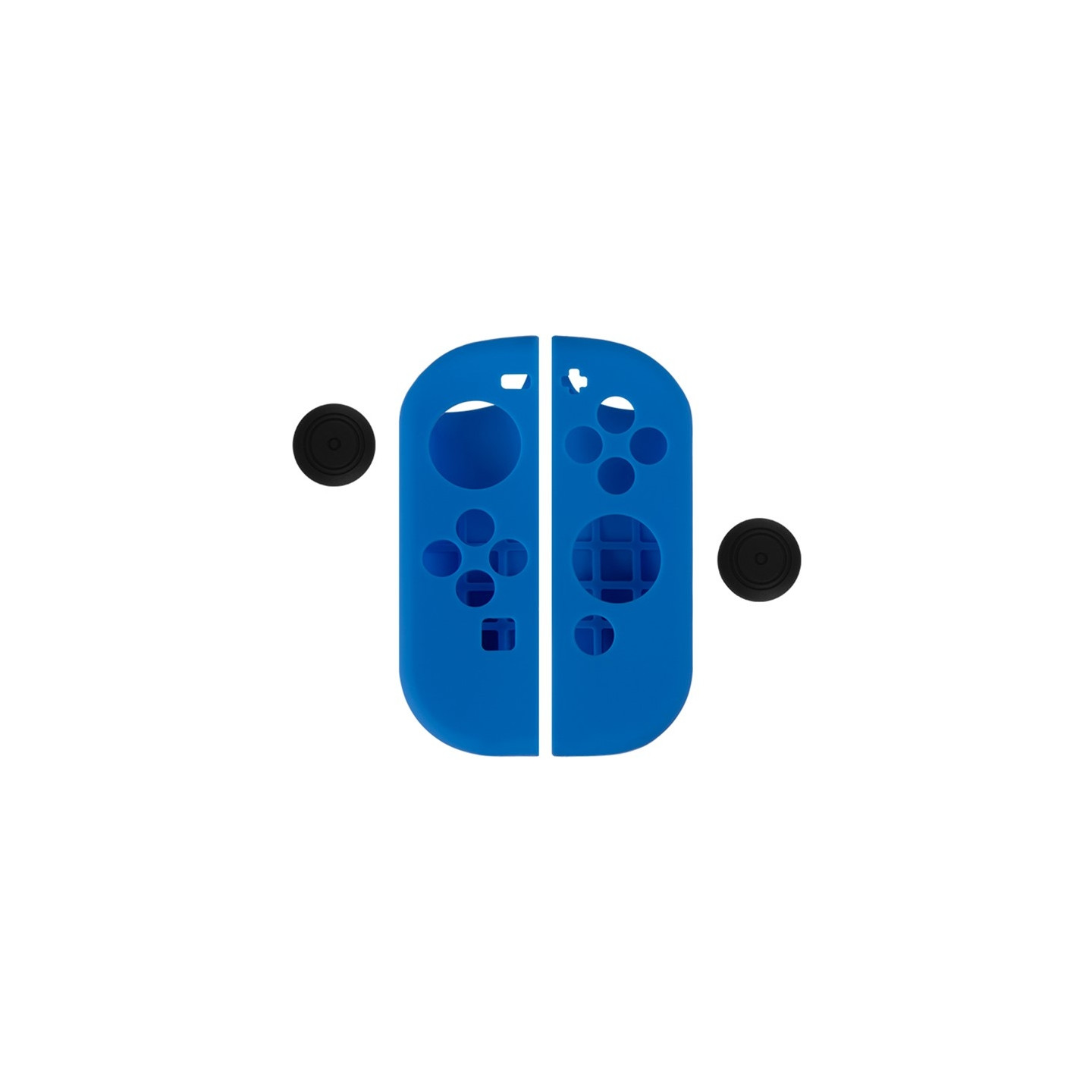Nintendo Switchin kanssa yhteensopiva silikonikuori + peukalosuojakotelo - sininen