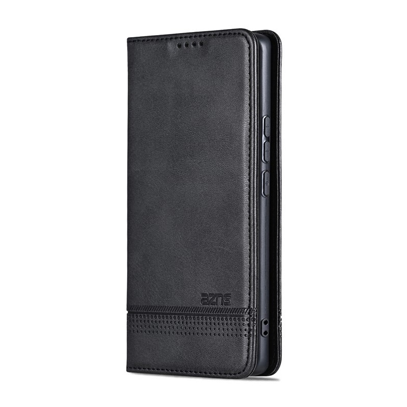 AZNS For Honor Magic7 Pro 5G Case Cowhide Texture PU Leather Wallet Phone Cover