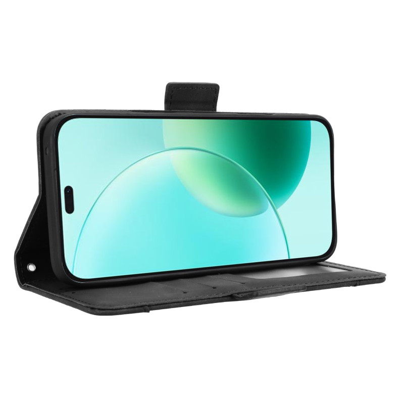 Til Honor 400 Lite 5G Etui Telefonpung med Flere Kortlommer - Sort