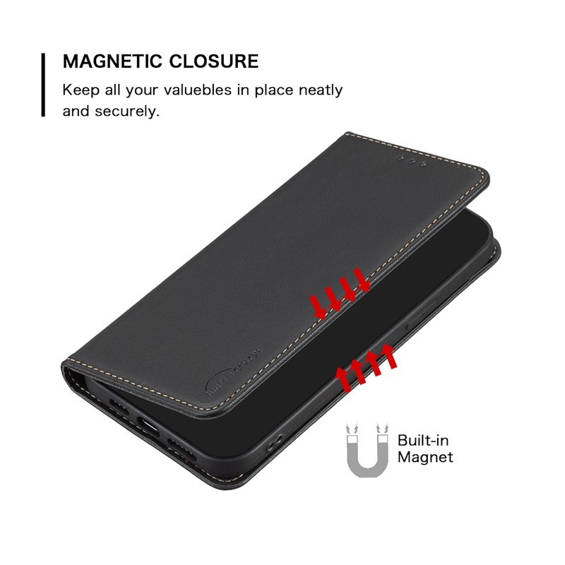 BINFEN Plånboksfodral Honor 400 Lite 5G - Svart