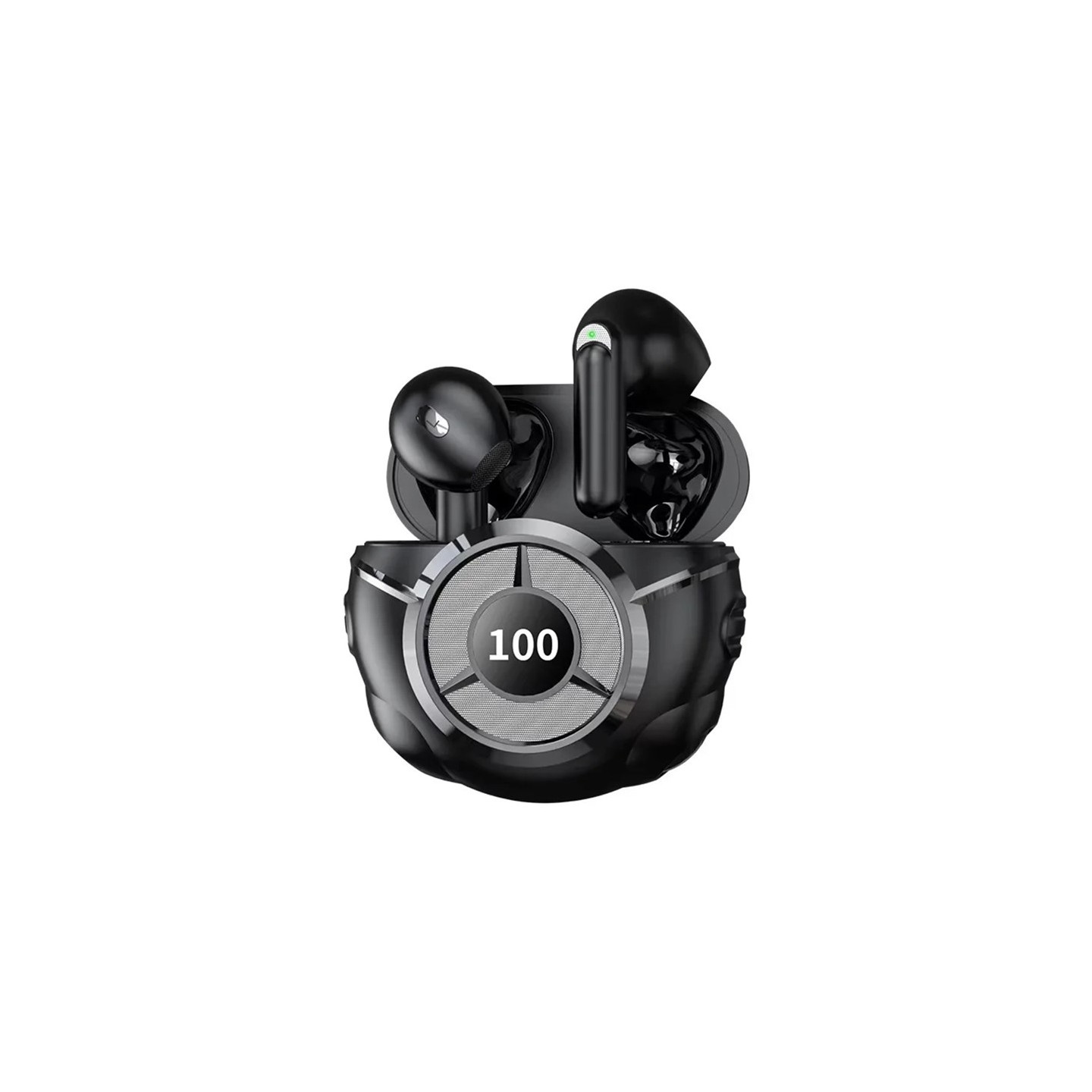 Trådlösa Hörlurar Semi In-Ear Brusreducerande HiFi Stereoljud Bluetooth - Svart