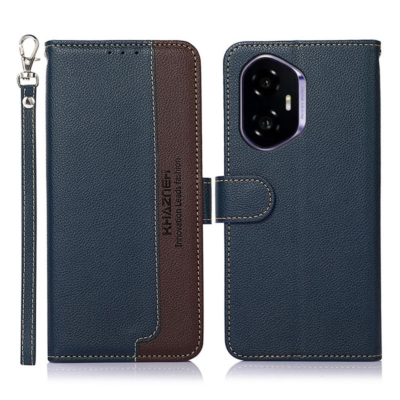 KHAZNEH Phone Cover for Honor 400 5G - Blue/Brown