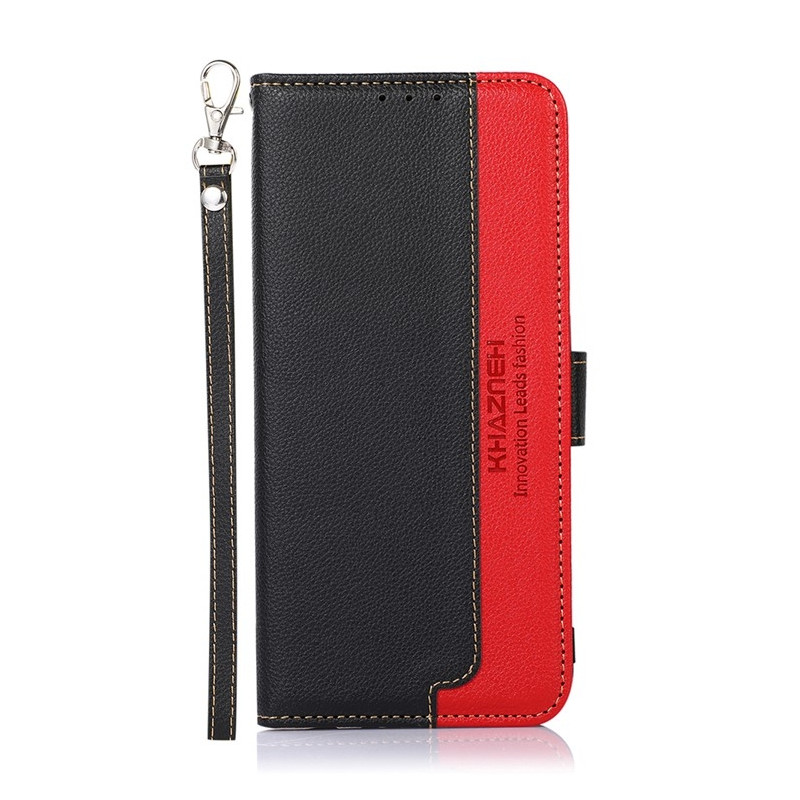 KHAZNEH Phone Cover for Honor 400 Lite 5G - Black/Red
