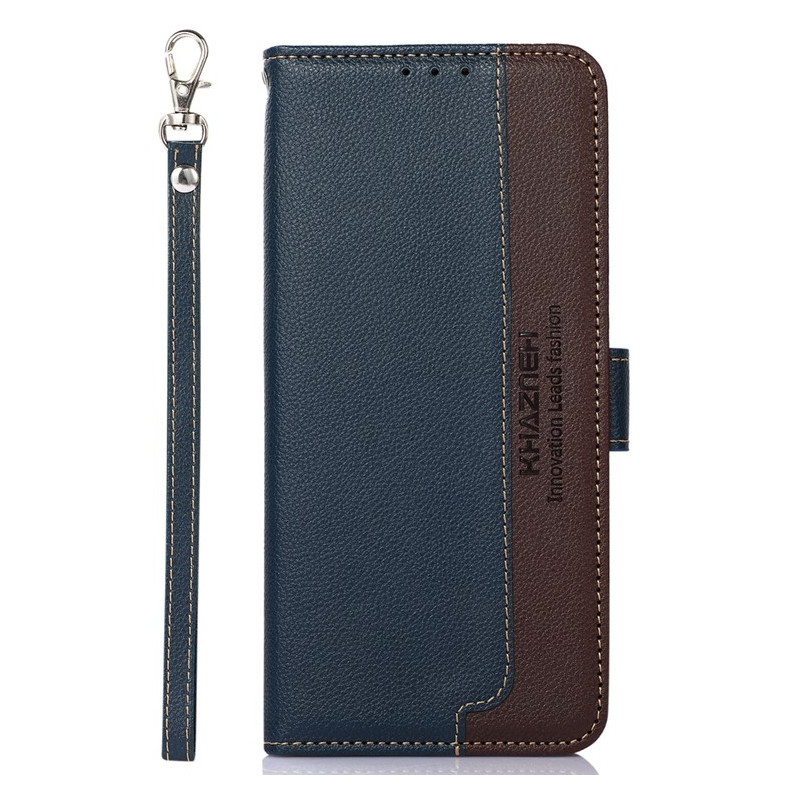 KHAZNEH Phone Cover for Honor 400 5G - Blue/Brown