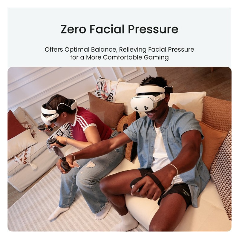 KIWI DESIGN För Meta Quest 3/3S Huvudrem Förlängd batteritid huvudband Powerbank