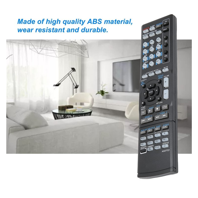 Remote Control Replacement for AXD7721 For Pioneer AV Receiver Stereo System
