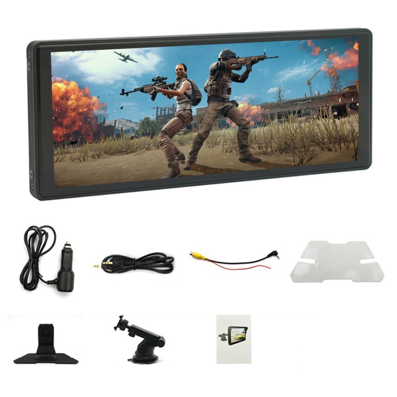 9,36 tuuman näyttö, 2 jalustaa, autostereoiden peililiitäntä, Bluetooth, USB-muistikortti