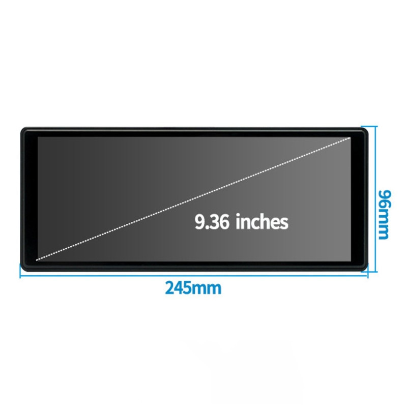 9.36" screen 2 stands Car stereo mirror link Bluetooth USB Memory card