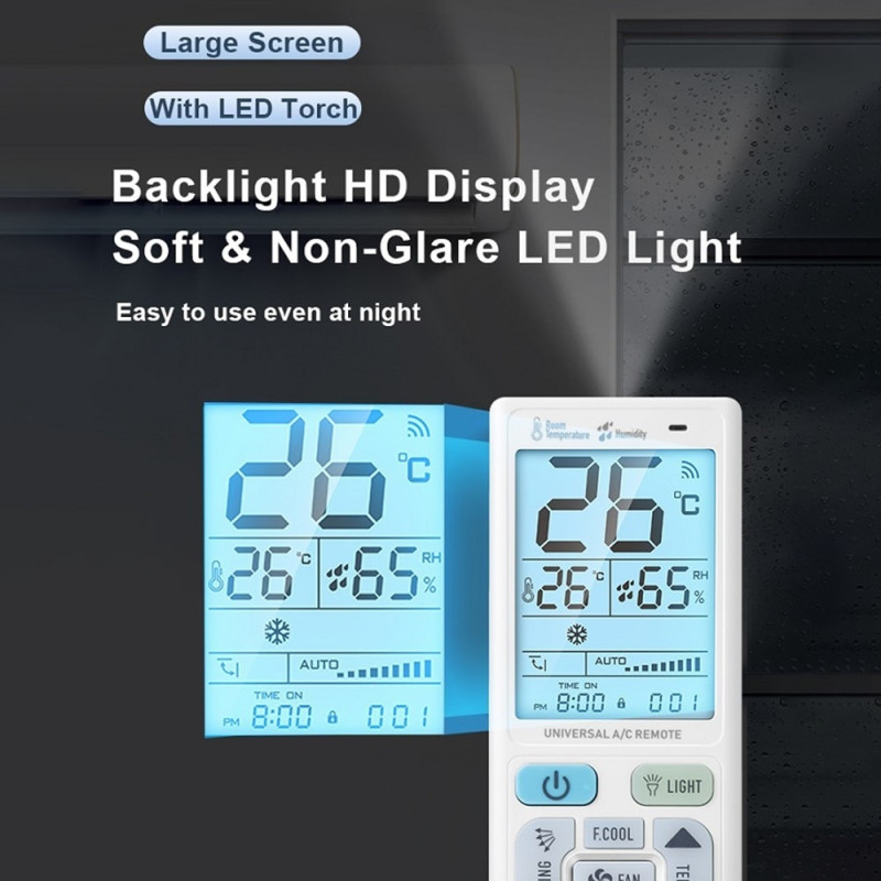 Fjernbetjening CHUNGHOP K-3308E Universal Reserveklimaanlæg AC