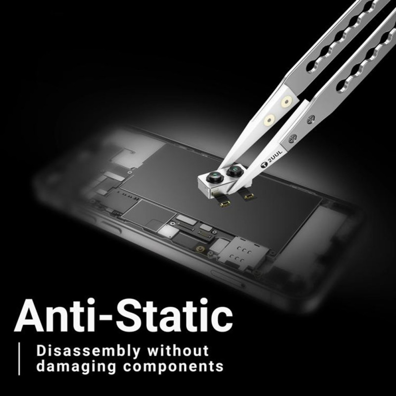 Ultra-hard Insulated Ceramic Tweezers Anti-static Precision Tip Repair