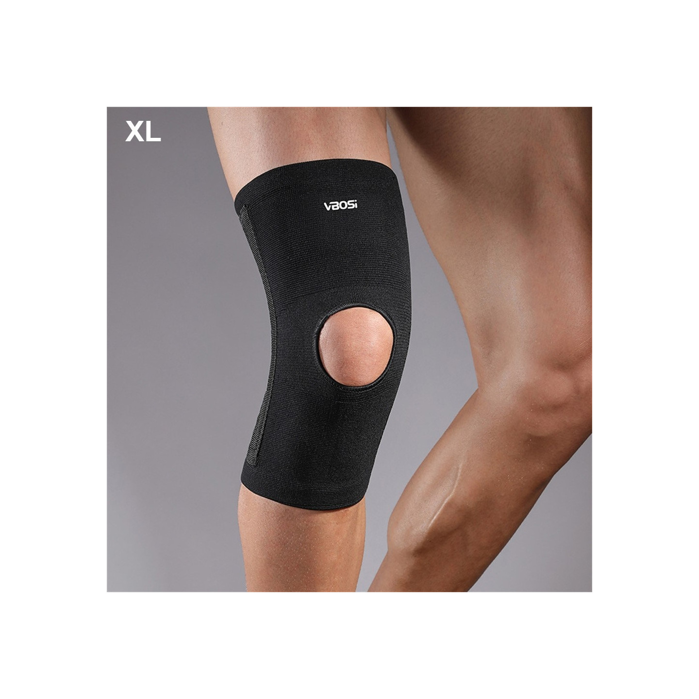 VBOSI 1 pc. Elastic Knee Support Knee Brace Knee Protector Patella Support Size XL