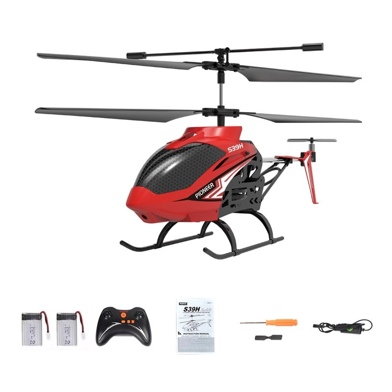 Radiostyret helikopter Smart Altitude Hold RC 2.4G Trådløs Legering 2 Batterier