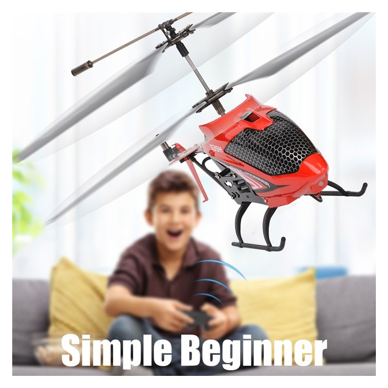 Radiostyret helikopter Smart Altitude Hold RC 2.4G Trådløs Legering 2 Batterier