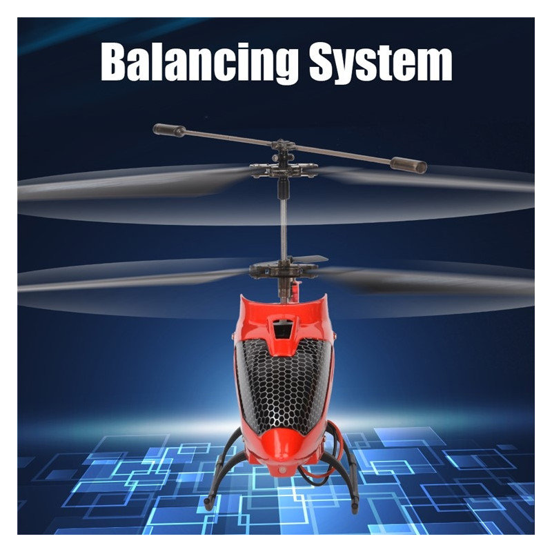 Radiostyrd Helikopter Smart Altitud Hold RC 2.4G Trådlös Legerings 2 Batterier