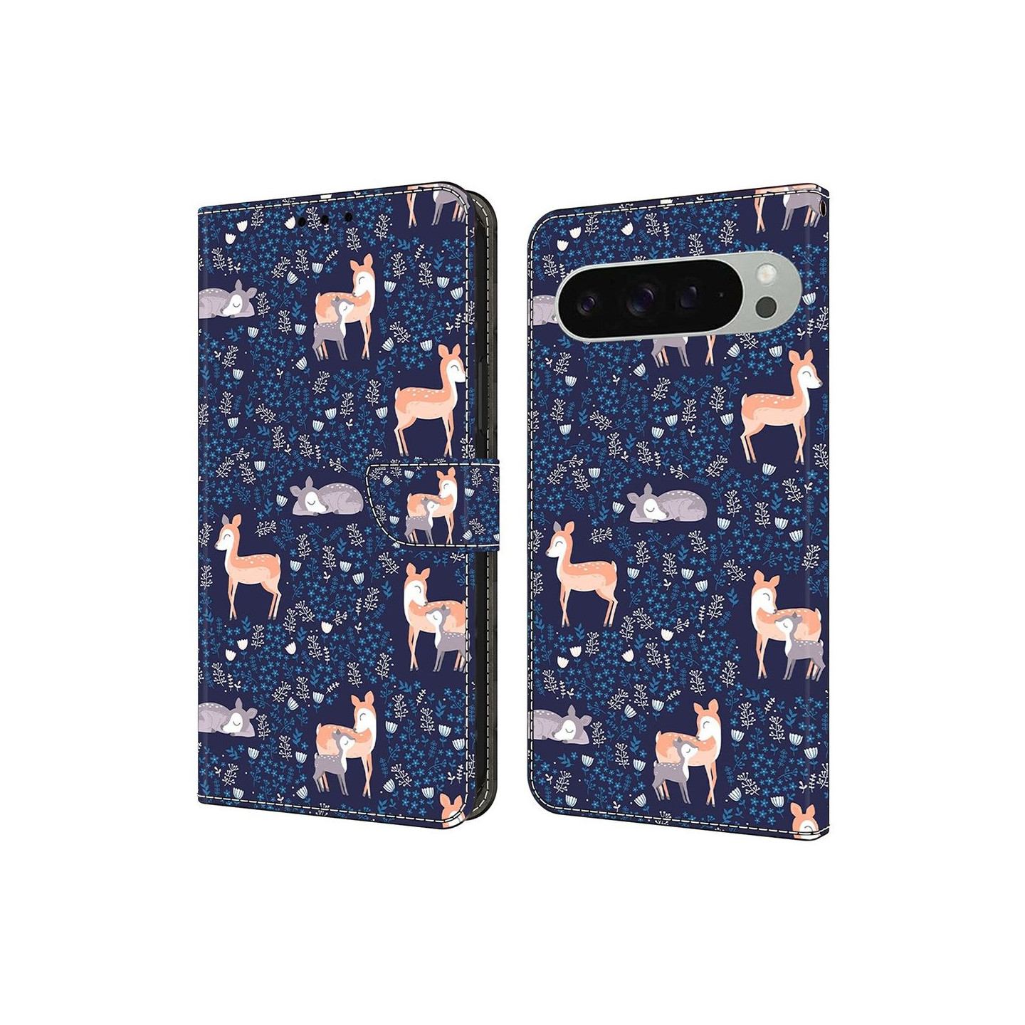 For Google Pixel 10 Pro XL Lommebokdeksel Mønstertrykk PU-skinn Flip Stativ Mobildeksel