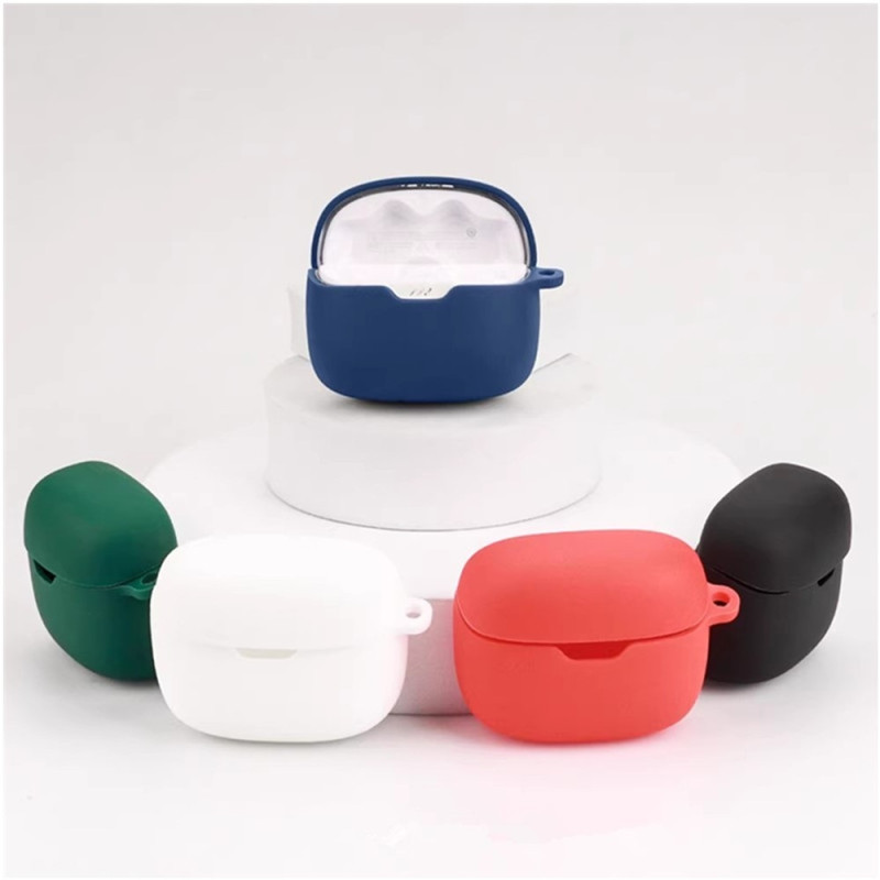 For JBL Tune 245NC Silicone Case - Protective Case with Carabiner