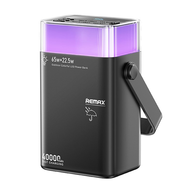REMAX 65W+22.5W 40000mAh Powerbank Hurtig Lading Belysning Lader