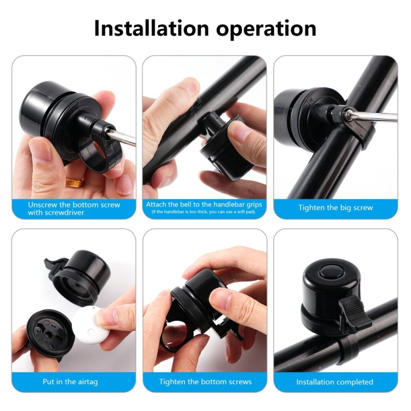 Ring Bell Bicycle incl. Anti-Lost Tracker Global Finder Smart Locator iPhone