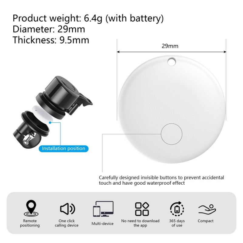 Ring Bell Bicycle incl. Anti-Lost Tracker Global Finder Smart Locator iPhone