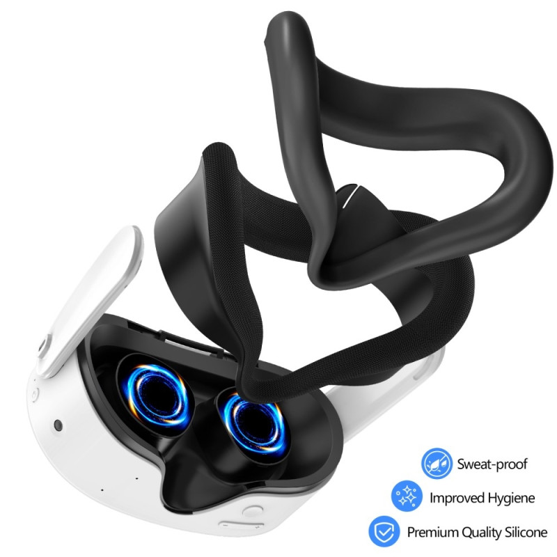 For Meta Quest 3S Sett med mye, mye forskjellig tilbehør - Svart