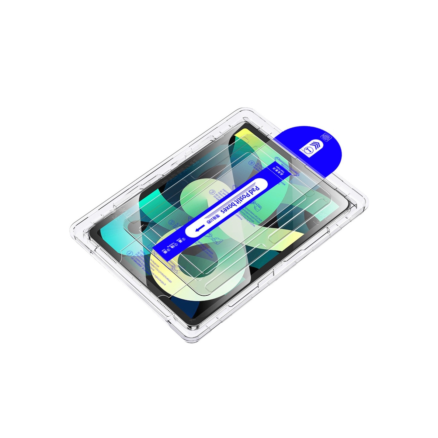 For iPad Pro 13 (2024) Skjermbeskytter Herdet Glass med applikator