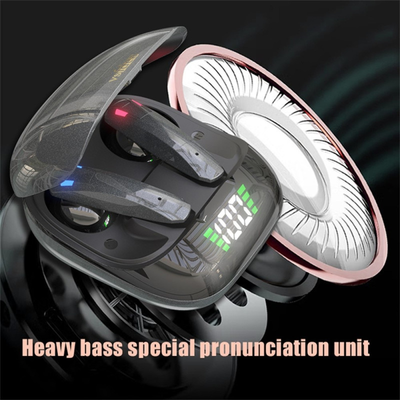 VSIDEA A9S Trådløse Hovedtelefoner BT 5.4 Støjreducerende Vandtætte Headset