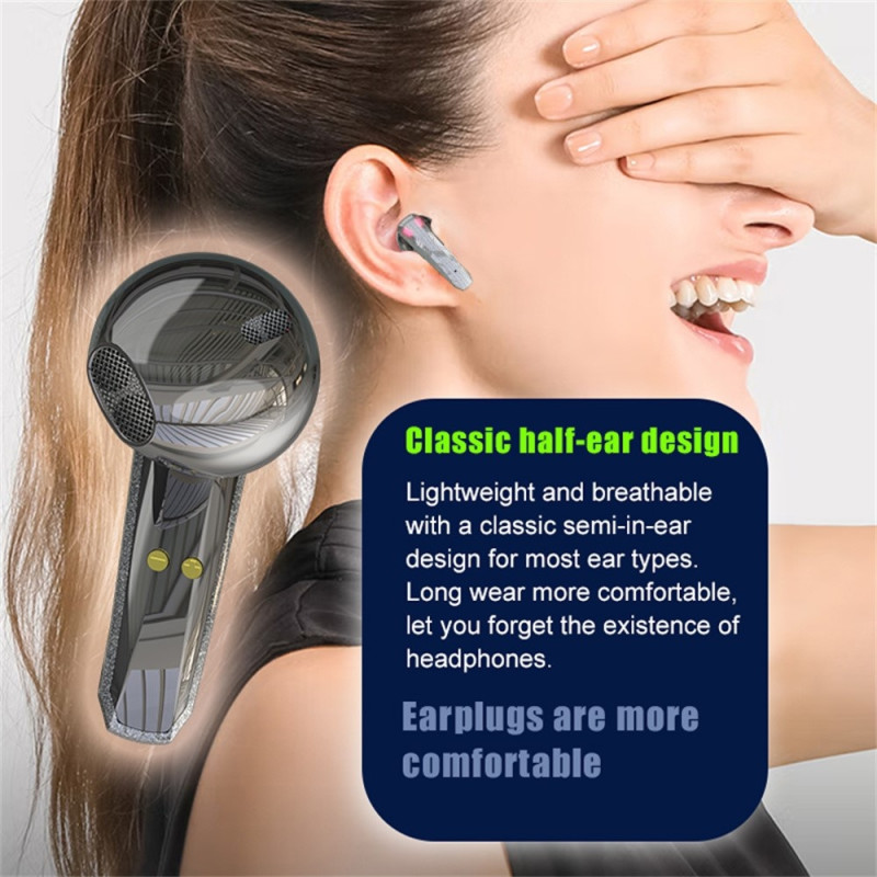 VSIDEA A9S Wireless Headphones BT 5.4 Noise Cancelling Waterproof Headset