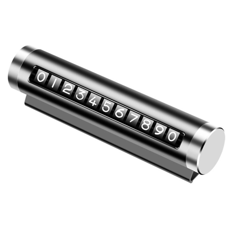 Car Temporary Parking Card Roller Phone Numbers Parking Plate