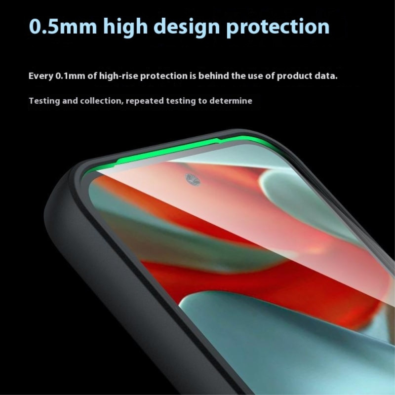 Til Google Pixel 9a Cover Skin-Touch TPU+PC Mat Mobilcover Transparent Sort