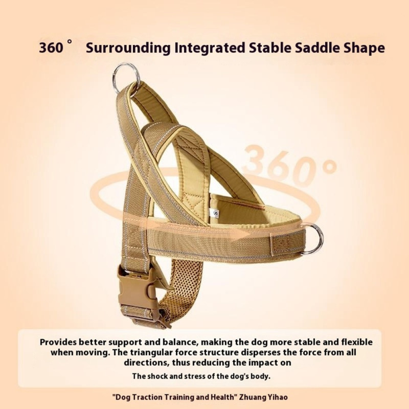 Tactical Harness with Handle for Dog Training and Walking, Size M