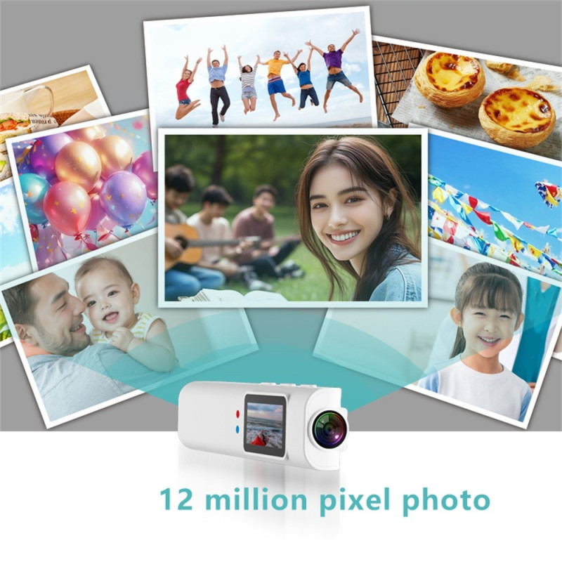 Videokamera Briller Kamera IPS Skjerm WIFI APP Kontroll 2.7K Ultra HD