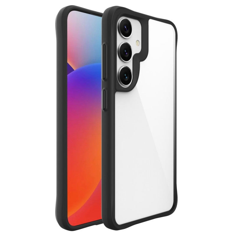 Til Samsung Galaxy S25 Etui Hybrid Hård PC Blød TPU Stødsikkert Cover Sort
