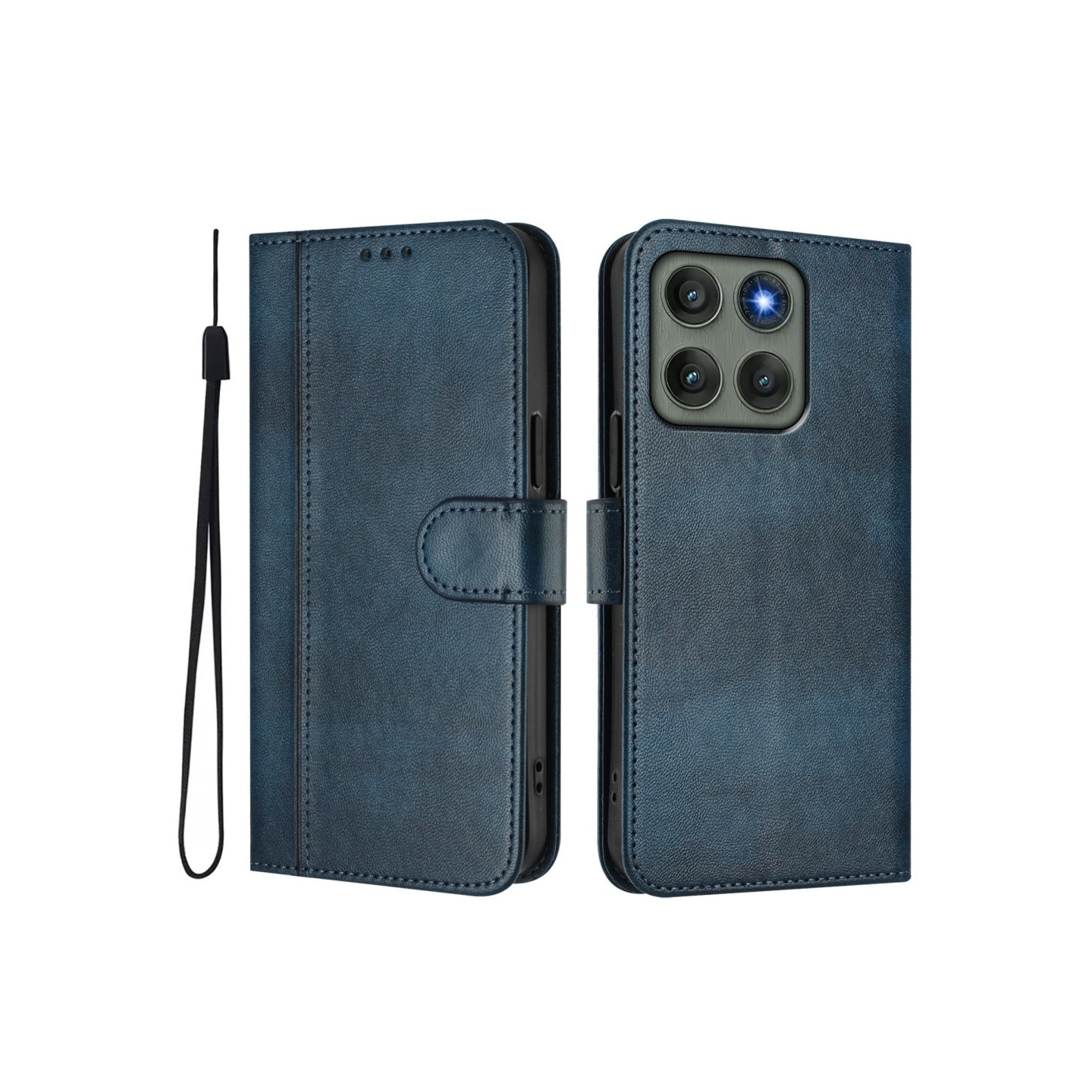 Motorola Edge 60 Pro 5G Suojakotelot Lompakko Teline Retrokuvio Nahkainen